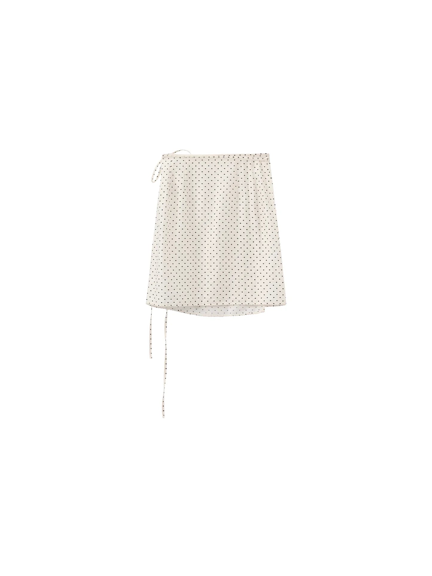 Lyocell Polka Dot Skirt