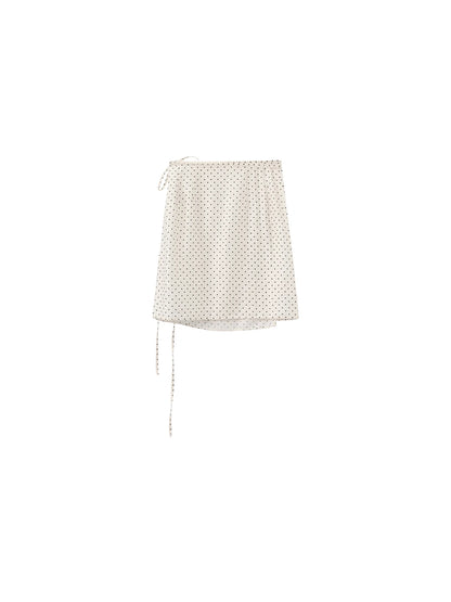 Lyocell Polka Dot Skirt