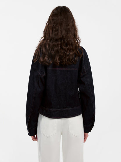 Classic Stand Denim Jacket