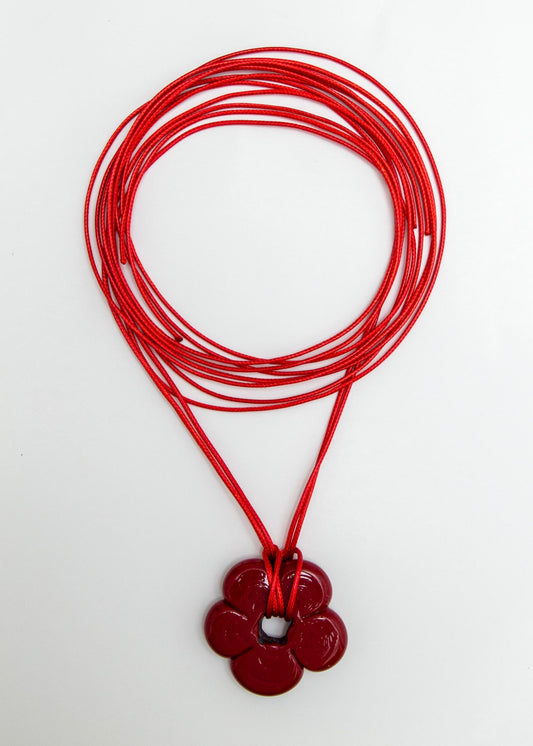 Bolo Tie Jumbo Red