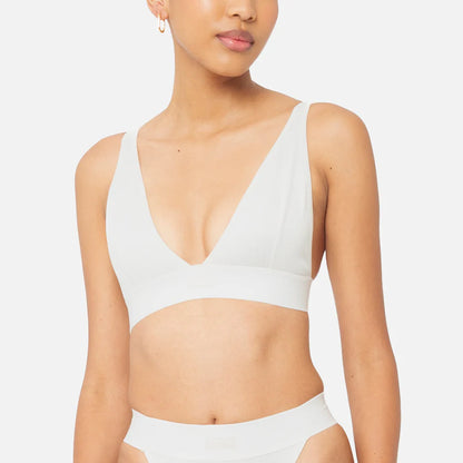 Bralette Triangulo Rib Knit