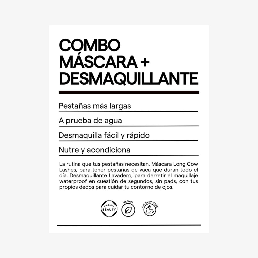 Combo Máscara + Desmaquillante