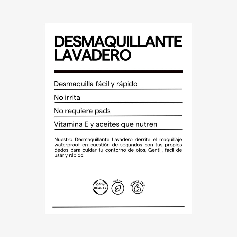 Desmaquillante Lavadero