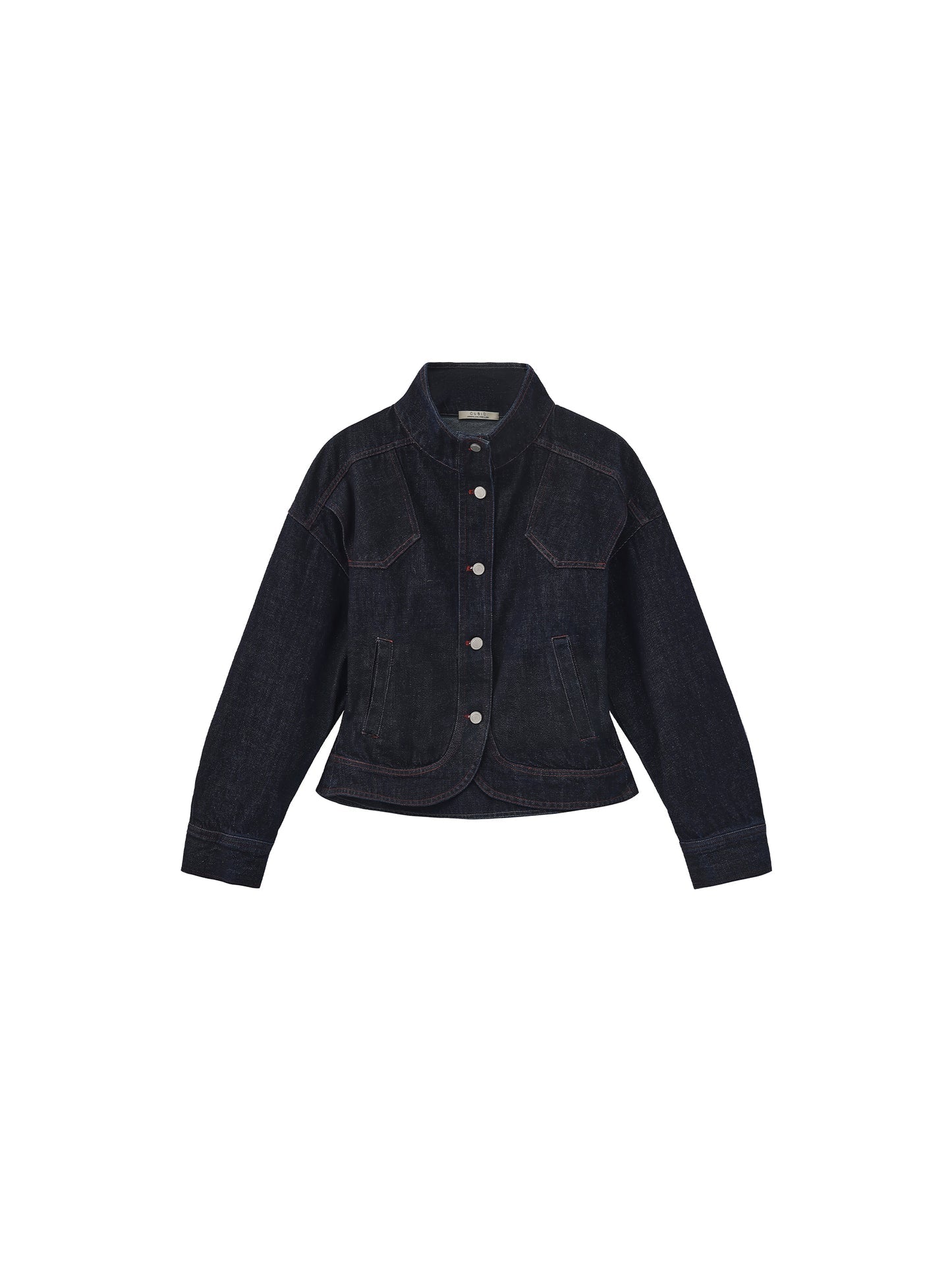 Classic Stand Denim Jacket
