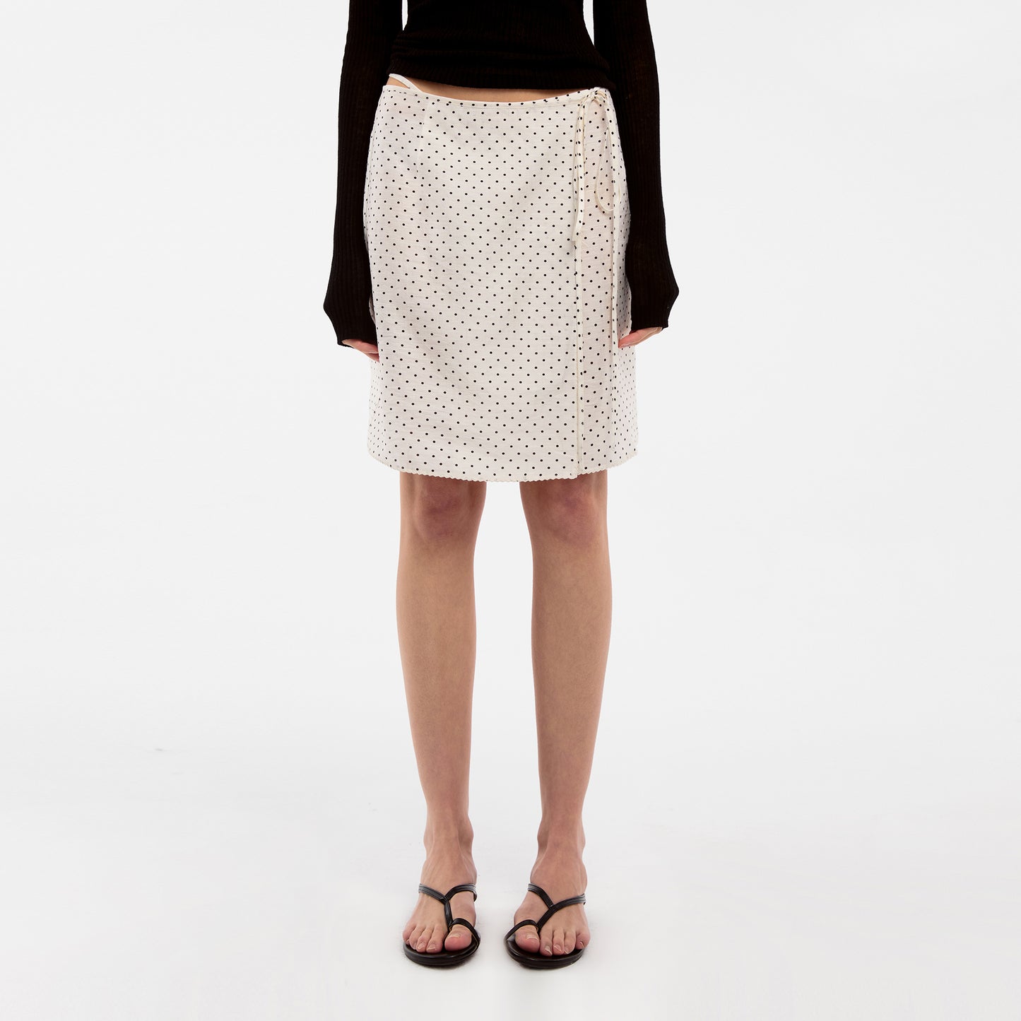 Lyocell Polka Dot Skirt