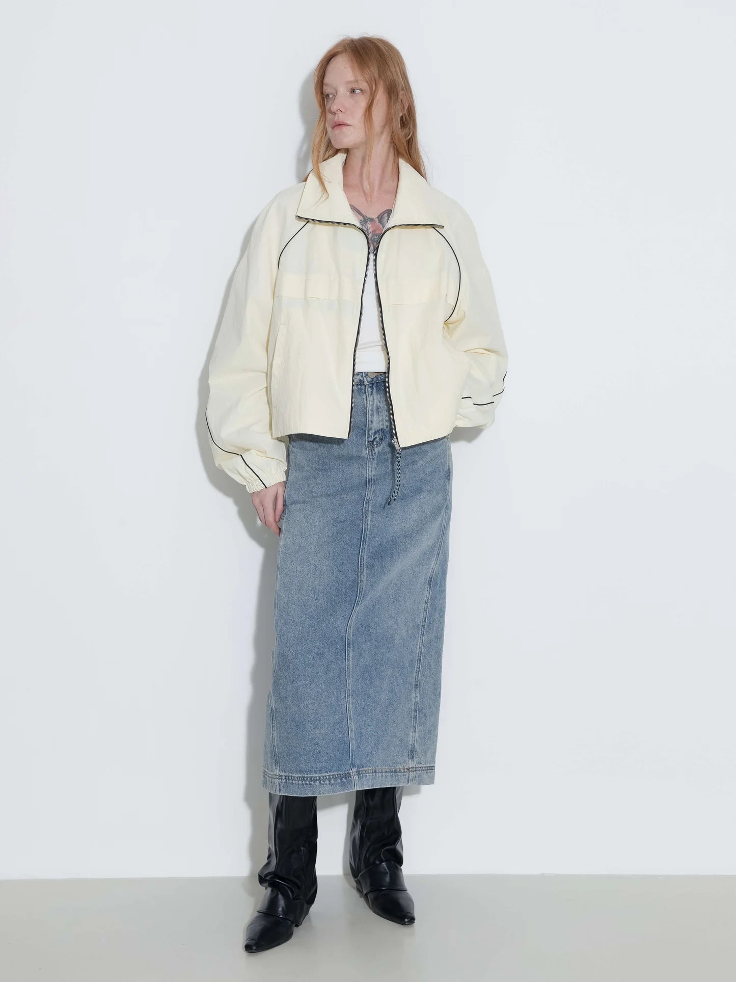Zipper Short Jacket