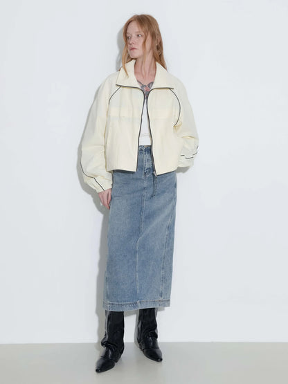 Zipper Short Jacket