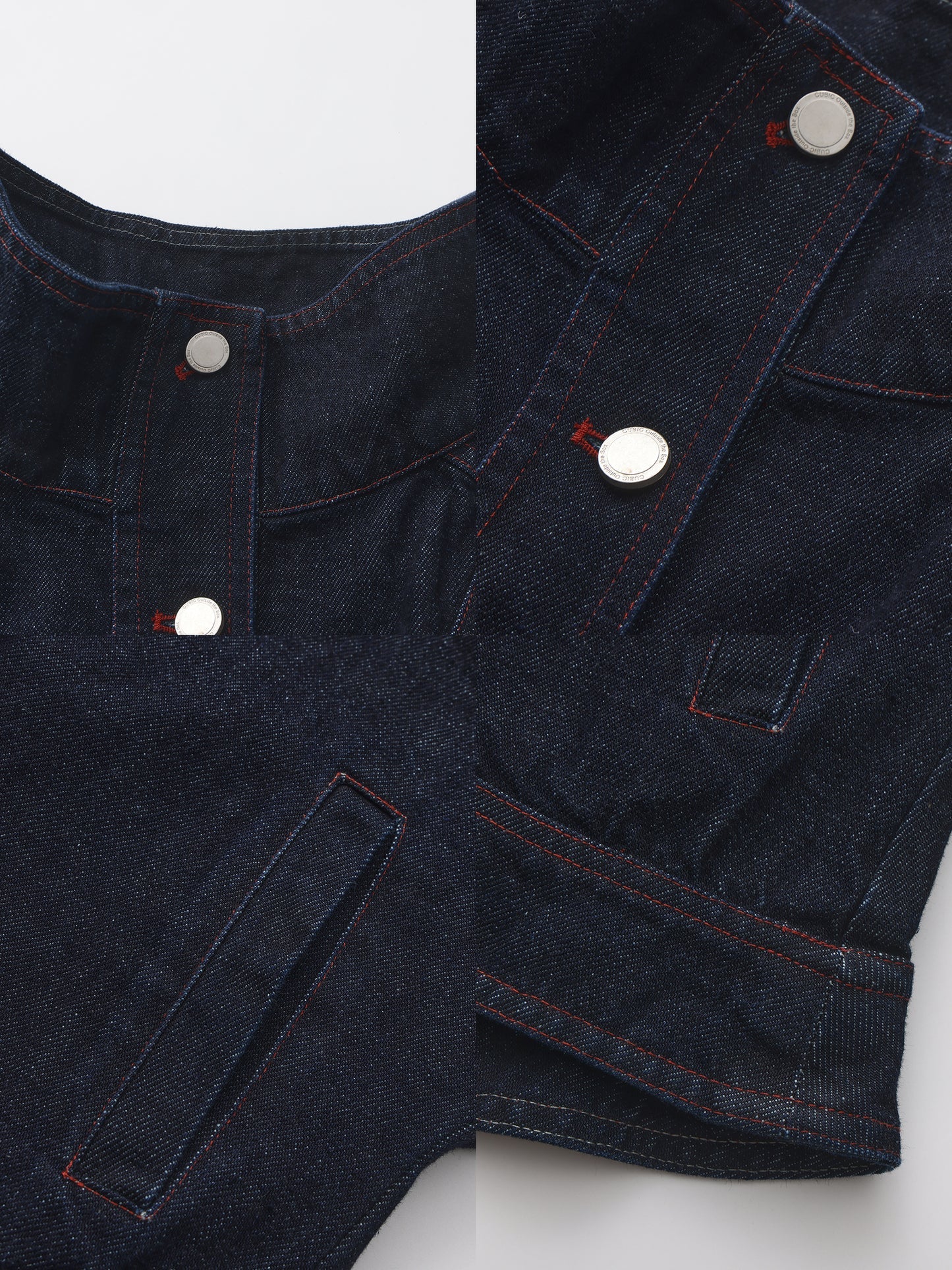 Classic Stand Denim Jacket