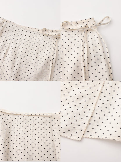 Lyocell Polka Dot Skirt
